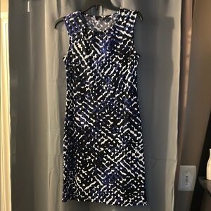 Apt. 9 Black and White Asymmetrical Sheath Dress